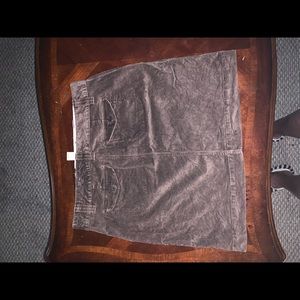 Corduroy skirt